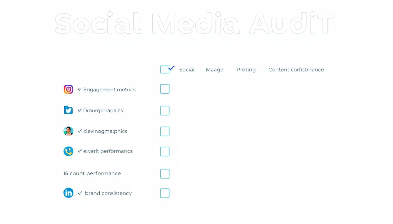 social media audit checklist